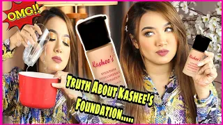 Honest Review Of Kashee's Eventone High Coverage Foundation ||  Application & Wear Test