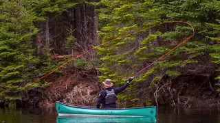 Fishing the Oxtongue River in Algonquin Park