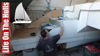 Lazarette Access Hatch Build - 42 Foot Catamaran Build Ep233