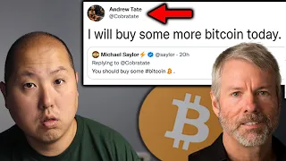 Michael Saylor's Tweet Leads to Andrew Tate's Bitcoin Purchase