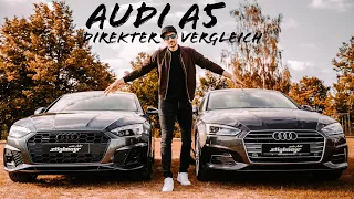 Audi A5 Sportback (B9) direkter Vergleich (Vorfacelift vs Facelift)