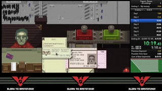 Papers, Please All Endings Speedrun in 6:20:28.74 ( Former WR)