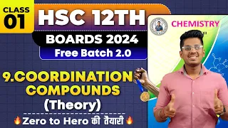 9. Coordination Compounds Class 01 & PYQs  H.S.C Board Exam  By Abhishek Sir Chemistry #asc