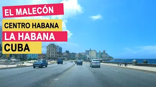 Manejando por el Malecon Habanero, La Habana Cuba