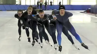 Viktor Thorup + US speedskating 1300m/900m intervals. Final rep. (27.2, 26.8, 27.0)