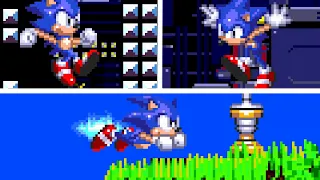 Sonic over Knuckles... Again! :D { Sonic 3 A.I.R. modifications gameplay }