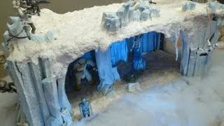 Foam Noodle Wampa Cave Diorama