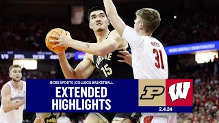 No. 2 Purdue at No. 6 Wisconsin: Extended Highlights I CBS Sports