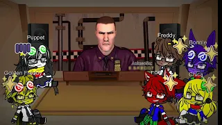 fnaf 1 (+ puppet) reaccionan a AFTER HOURS y AFTON FAMILY REMIX