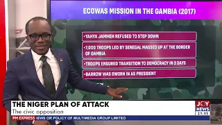 PM Express with Evans Mensah (16-8-23) || The Niger Plan of Attack: The civil opposition