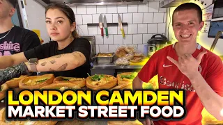 🇬🇧 Delicious Street Food From Camden Market London!