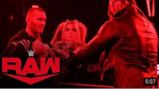 WWE Monday night raw Nov,30,20 Randy on moment of bliss the fiend attack