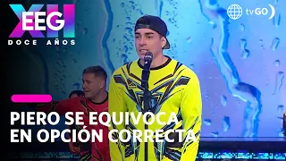 EEG 12 años: Piero se confunde de nombre de los Incas (HOY)