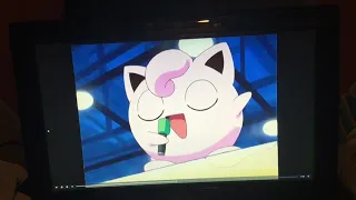 Jigglypuff- (Sings a lullaby, making everyone fall asleep)