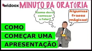 Como começar uma apresentação