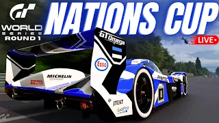 🔴LIVE GT7 | GTWS NATIONS CUP | OFFICIAL SEASON ROUND 1 @ Le Mans