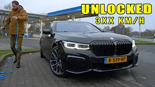 UNLOCKED the TOP SPEED of my BMW 750i G11 LCI - Will it go 300km/h?!