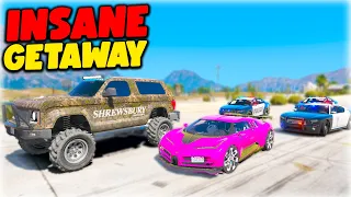 RACE ENDS IN POLICE CHASE | GTA 5 RP