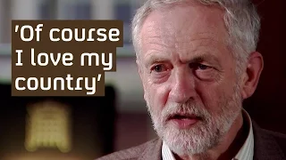 Jeremy Corbyn: 'Of course I love my country'