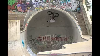 RIDING A HUGE SKATEPARK IN GERMANY