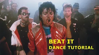 Michael Jackson Beat it! Dance Tutorial (mirrored)