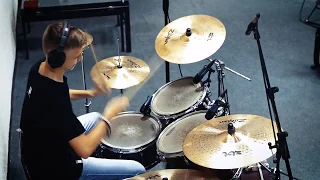 Anika Nilles - Alter Ego - Drum Cover -  Drummer Daniel Varfolomeyev 14 year