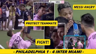 Lionel Messi protected 19-year-old teammate after Philadelphia player targeted him