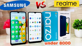 Samsung A03 Core 🆚 Realme Narzo 50i ⚡ Unboxing || Comparison || Review and Full Specification 🔥