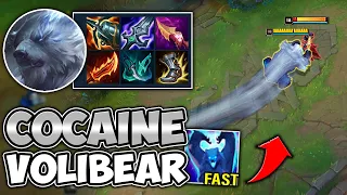 I TURNED VOLIBEAR INTO COCAINE BEAR! (3.8 ATTACK SPEED, MAUL EVERYTHING)