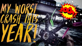 MY WORST CRASH THIS YEAR! 🔥🔥🔥| FPV FREESTYLE