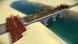 300 SPARTANS vs 3000 EGYPTIANS - Total War ROME REMASTERED