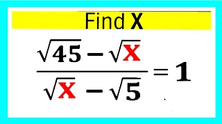 Nice Algebra Math Simplification Find the Value of X|How to Solve ll Olympiad Math Question.