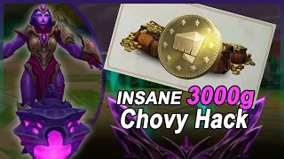 I GOT 3K GOLD IN 1 MINUTE WITH THIS TRICK | CHOVY GOLD HACK | EXODIA BUILD | HIDDEN OP
