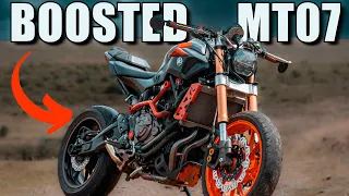 Turbo Yamaha MT07 - Performance Mods and Walk around