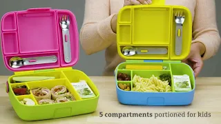 Munchkin Bento Box Toddler Lunch Box, Green Reviews