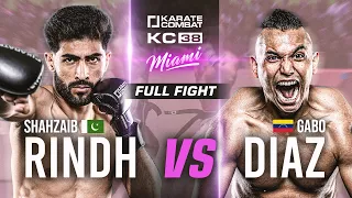 FULL FIGHT: Shahzaib Rindh vs Gabo Diaz | Karate Combat 38