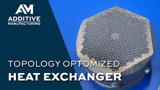 Topology Optimized Heat Exchanger Produced at CATCH