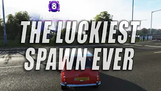 I GOT THE LUCKIEST SPAWN EVER ON THE ELIMINATOR ON FORZA HORIZON 4