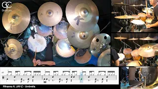 Umbrella - Rihanna ft. JAY-Z / Drum Cover By CYC ( @cycdrumusic  ) score & sheet music