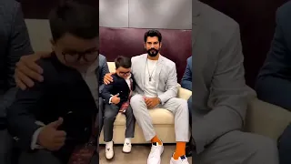 Burak Ozcivit meets his little fan in Uzbekistan | SiddiQui Media