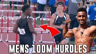 Deestroying wins Mens 100m Hurdles running BACKWARDS beating funnymike & RackaRacka