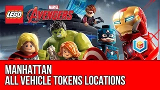 LEGO Marvel's Avengers - Manhattan - All Vehicle Tokens Collectibles Locations (All Races)