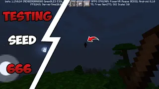 Testing viral Minecraft horror seed|I found null in Minecraft