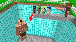 ÖLÜRSEN TEPEGÖZ ÇUKURUNA DÜŞERSİN! 😱 - Minecraft