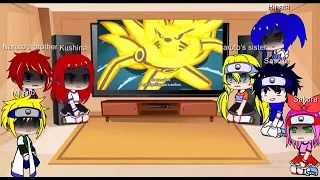 naruto family and friend react naruto vs sasuke