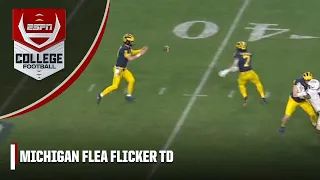 Michigan scores TD on FLEA FLICKER to cut TCU's leads to 5 😳 | College Football Playoff