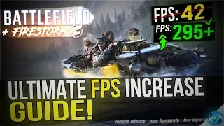 🔧 Battlefield V Firestorm: Dramatically increase performance / FPS with any setup! BF5 FPS Boost