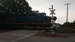 CSXT C740 Heads Out Of Chapin SC Southbound On The CN&L Subdivision