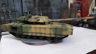 Модель  Т-14 "Армата" ZVEZDA 1/35 Сборка и покраска.