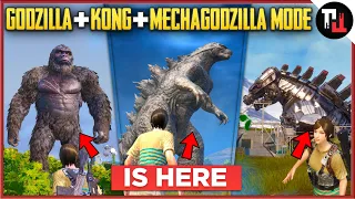 PUBG Mobile GODZILLA + KONG + MECHAGODZILLA Is Here || Pubg Mobile Godizlla Vs Kong Mode